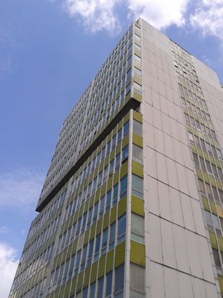 办公楼，刮刀，摩天大楼，摩天大楼，建筑，现代，建筑外观，办公楼外观