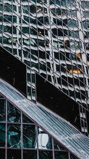 黑色混凝土建筑，纽约市，办公楼，道路，城市，金融区，美国