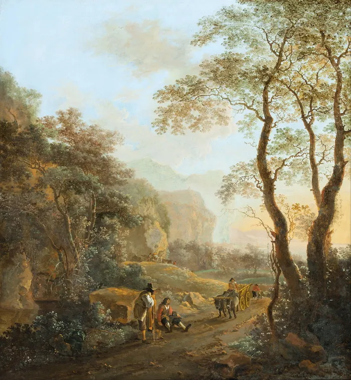 jan both，艺术，艺术，绘画，画布油画，艺术，风景，天空