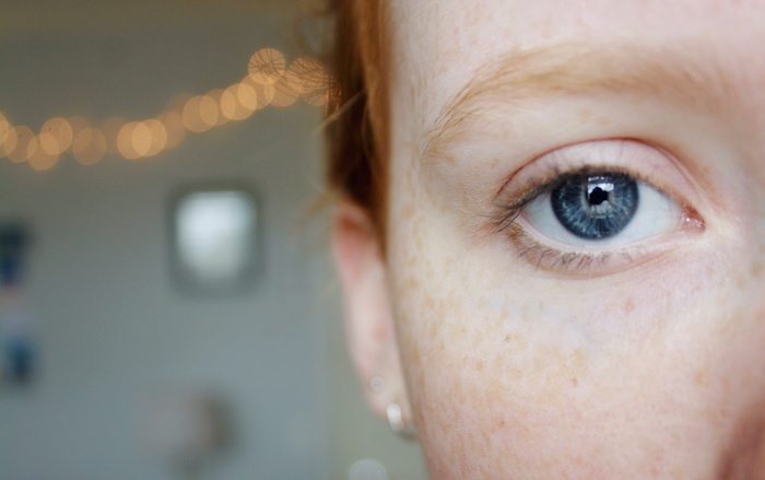 散景, 眼睛, 蓝眼睛, 蓝色, 自画像, 肖像, 关闭, 背景