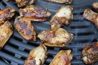 烤肉，烤肉，鸡翅，肉，烤肉，烤，美味，食物