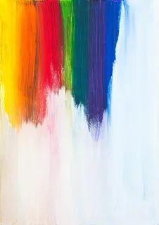黄色、橙色、红色、绿色和蓝色抽象绘画 黄色、橙色、红色、绿色和蓝色抽象绘画