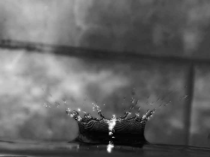 水，水滴，树冠，波纹，水滴，环境，下落，新鲜