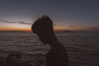 boy、tumblr、retro、vintage、grunge、美学、天空、水