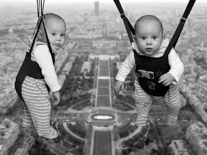 婴儿，可爱，身高，依赖，腰带，危险，深渊，深渊