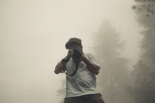 佳能, 摄影, 摄影师, 6d, 男子, 雾, 森林, 摄影主题