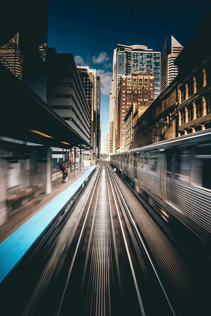 timelapse摄影、灰色、火车、车站、速度、铁路、轨道、运输