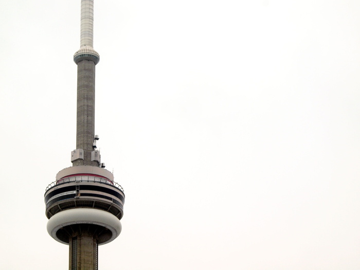 加拿大，多伦多，cn塔，摄影，塔，城市，建筑物，顶部