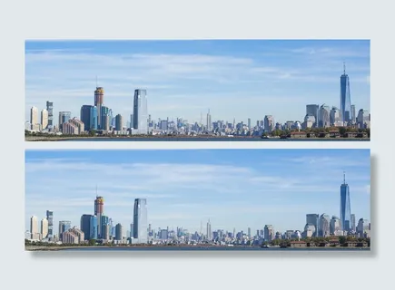 纽约市、纽约市、泽西市、城市、天际线、哈德逊河、河流、公园 纽约市、纽约市、泽西市、城市、天际线、哈德逊河、河流、公园