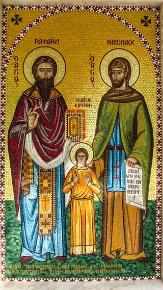 塞浦路斯，索提拉，马赛克，教堂，马赛克，教堂，建筑，东正教，阿约·拉斐尔