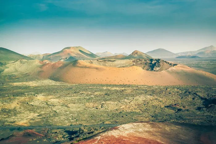 兰萨罗特岛, 火山, 火山, 灰, 景观, 自然, 山, 火山灰