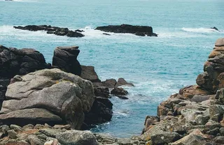 海岸，岛屿，海洋，户外，岩石，岩石，风景，海洋