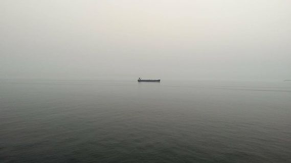 黑白,船,渔夫,雾,雾,海,海景 黑白,船,渔夫,雾,雾,海,海景
