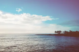 天，蓝，海，云，自然，海滩，风景，蓝天