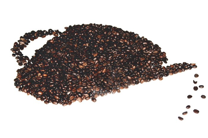 咖啡豆，壶，咖啡，豆，咖啡，豆，烘焙，受益，咖啡