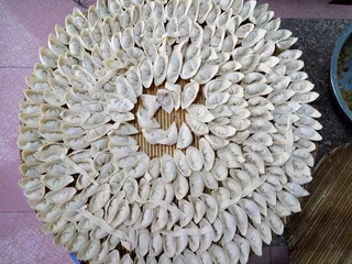 饺子，股票领带，饺子，股票领带，诸城股领带，中国年，诸城饺子，大集团的对象，没有人