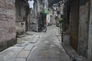 后巷，小巷，华南，广州，旧时代，记忆，建筑，建筑