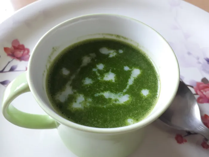 菠菜，汤，绿色汤，健康，健康，蔬菜，绿色，食物