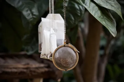 茶包，凉茶，洋甘菊，冲泡，茶，热，提神，放松