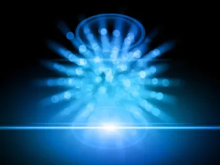 背景、波基、光、抽象、圆、点、lichtreflex、反射