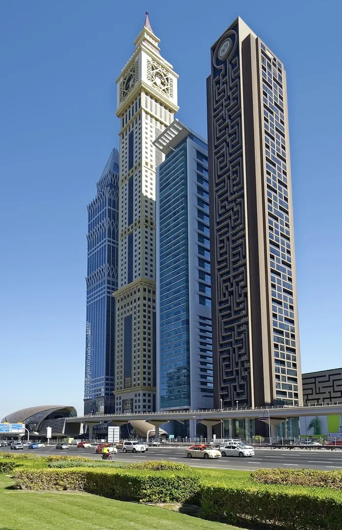 迪拜，建筑，城市，建筑，摩天大楼，摩天大楼，建筑结构