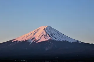 富士山，山顶，日本，旅游，高山，天空，雪，风景-自然