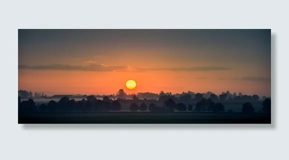 日出、心情、晨曦、橙色、雾、自然、景观