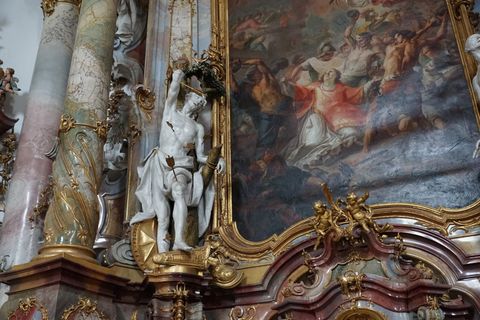 教堂，兹维法尔滕，宗教，建筑，巴洛克风格，信仰，浮夸，上帝