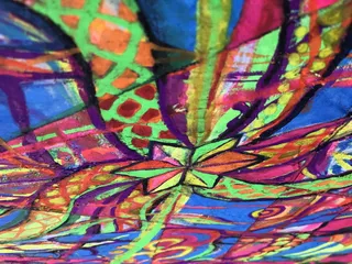 艺术、绘画、现代艺术、染料、彩色玻璃、铝、涂鸦、壁画