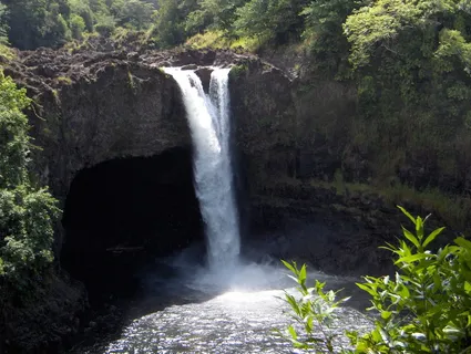 瀑布、夏威夷、热带、水、风景、自然、景观、异国情调 瀑布、夏威夷、热带、水、风景、自然、景观、异国情调