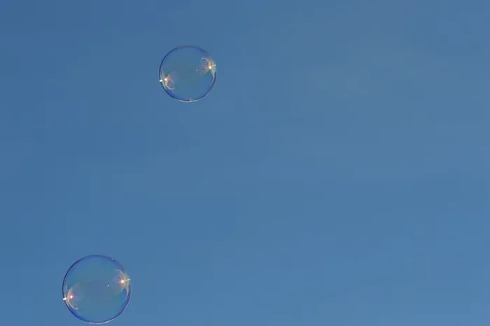 肥皂泡，彩色，球，肥皂水，制造肥皂泡，漂浮，镜像，泡沫