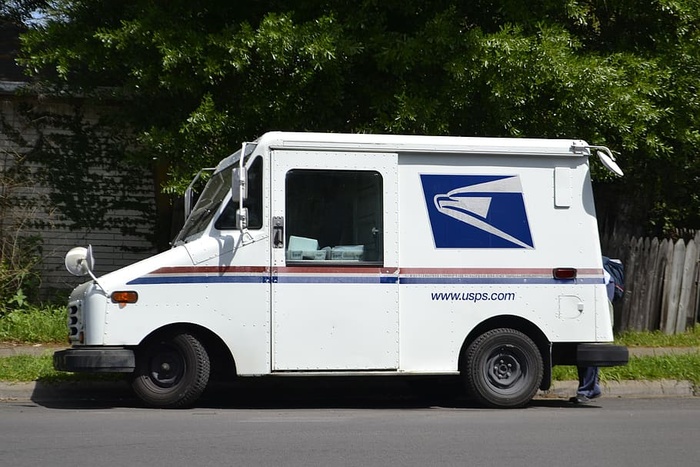 邮车、邮务员、邮递员、女邮递员、邮政服务、usps、联邦快递、dhl