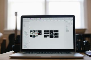电脑，实体模型，尼康，相机，桌子，笔记本电脑，macbook，苹果