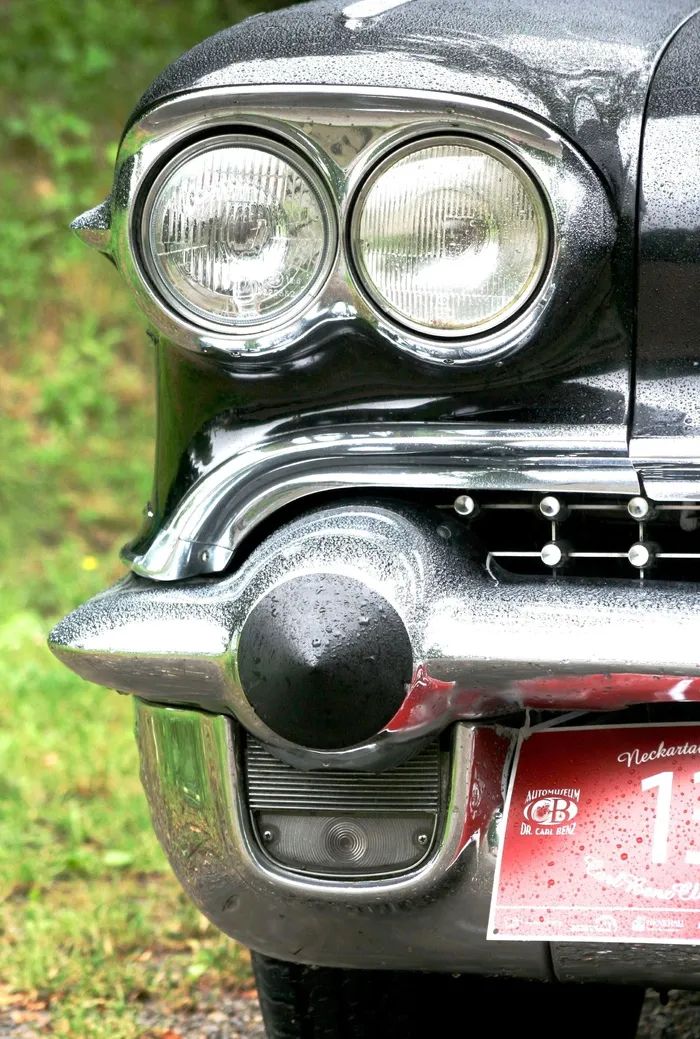 凯迪拉克，镀铬，聚光灯，经典，oldtimer，美国，汽车，v8