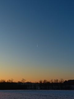 风景、冬天、彗星、尾巴、流星、陨石、天空、大自然之美