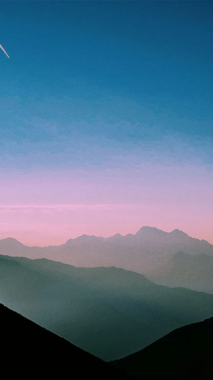 剪影，山，雾，面积，摄影，山，黄金，小时
