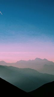 剪影，山，雾，面积，摄影，山，黄金，小时