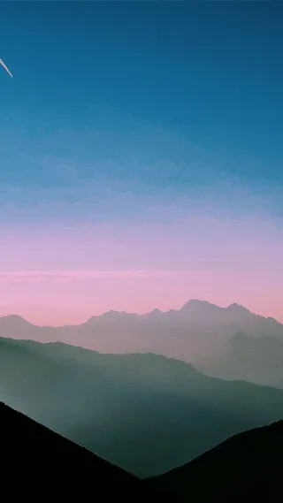 剪影，山，雾，面积，摄影，山，黄金，小时