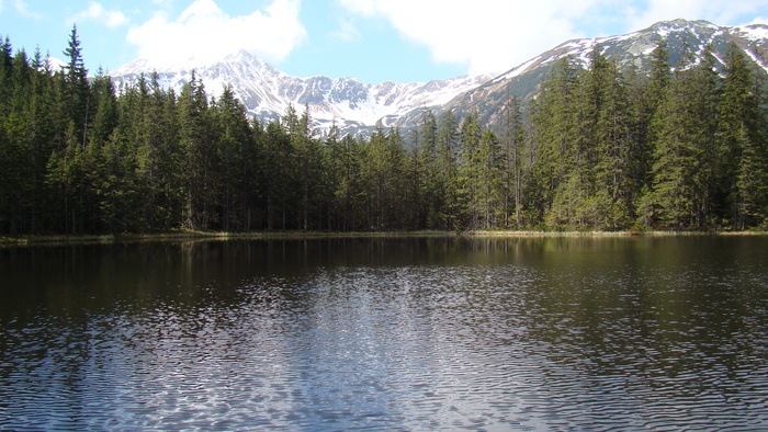 山，湖，鞑靼，掩埋，景观，风景，自然，顶视图