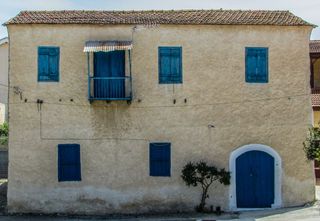 塞浦路斯, Troulli, 老房子, 体系结构, 传统, 窗口, 建筑结构, 建筑外观