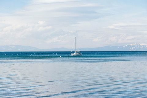 白色，帆船，海洋，多云，天空，白天，海洋，蓝色