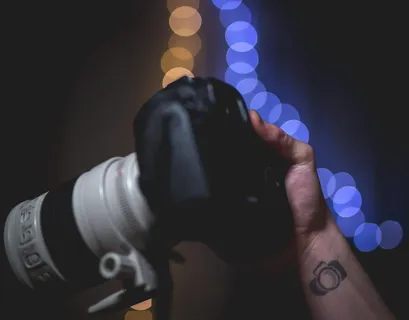 人，人，摄影师，照片，摄影，手，纹身，电子