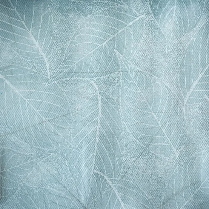 绿色，叶子印花纺织品，绿色叶子，印花，纺织品，蓝色，纹理，纹理