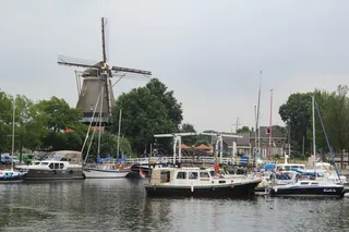 荷兰，港口，风车，船舶，假日，水，荷兰，海洋