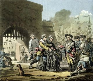 1756 年在印度钦奈投降马德拉斯市