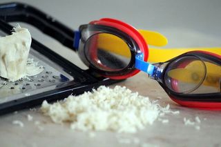 辣根，海葵，潜水面膜，香料，锋利，防护，眼泪，锉刀