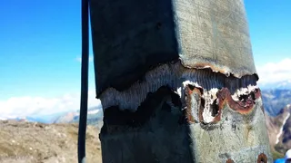 闪光，峰顶十字架，山脉，自然的力量，峰顶，白天，阳光，自然