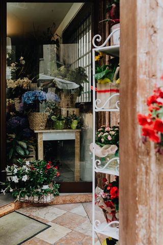 意大利威尼斯城堡花店