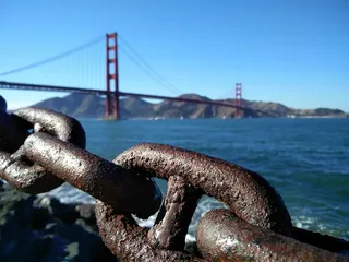 旧金山，美国，旧金山湾小径，金门大桥，金州，链，SF，连接