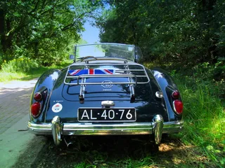 mg, mga, 敞篷车, 年份, 行李架, 汽车经典, 汽车, 英国汽车品牌